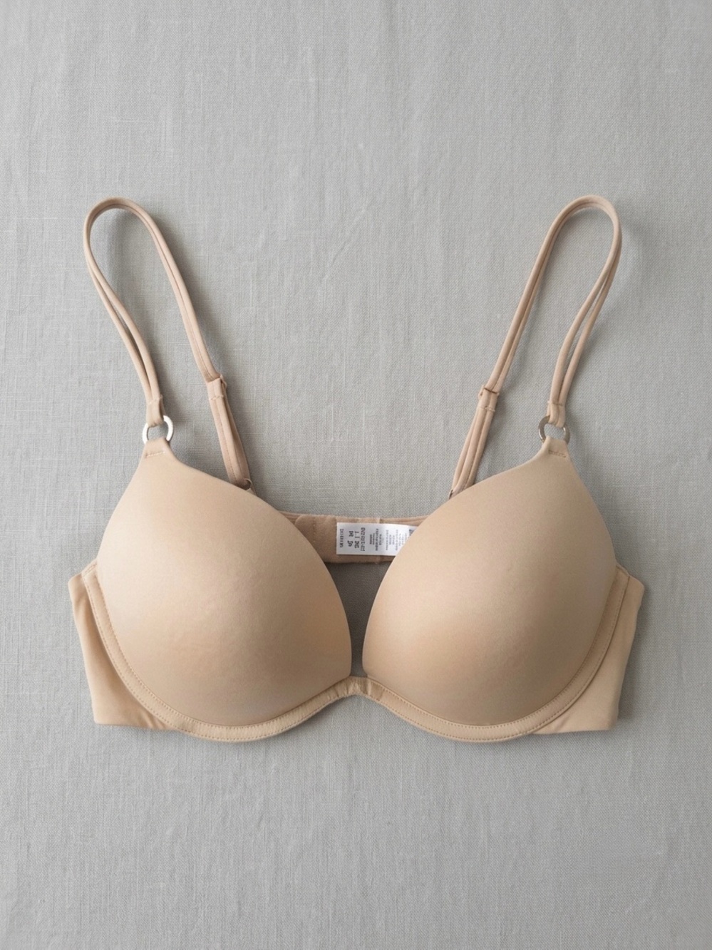 La Senza "Hello Sugar" Up 2 Cup Push-Up / Plunge Bra (in Rosetan/Nude)
